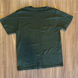 Mens Olive Green T-Shirt | Plain Tee Design